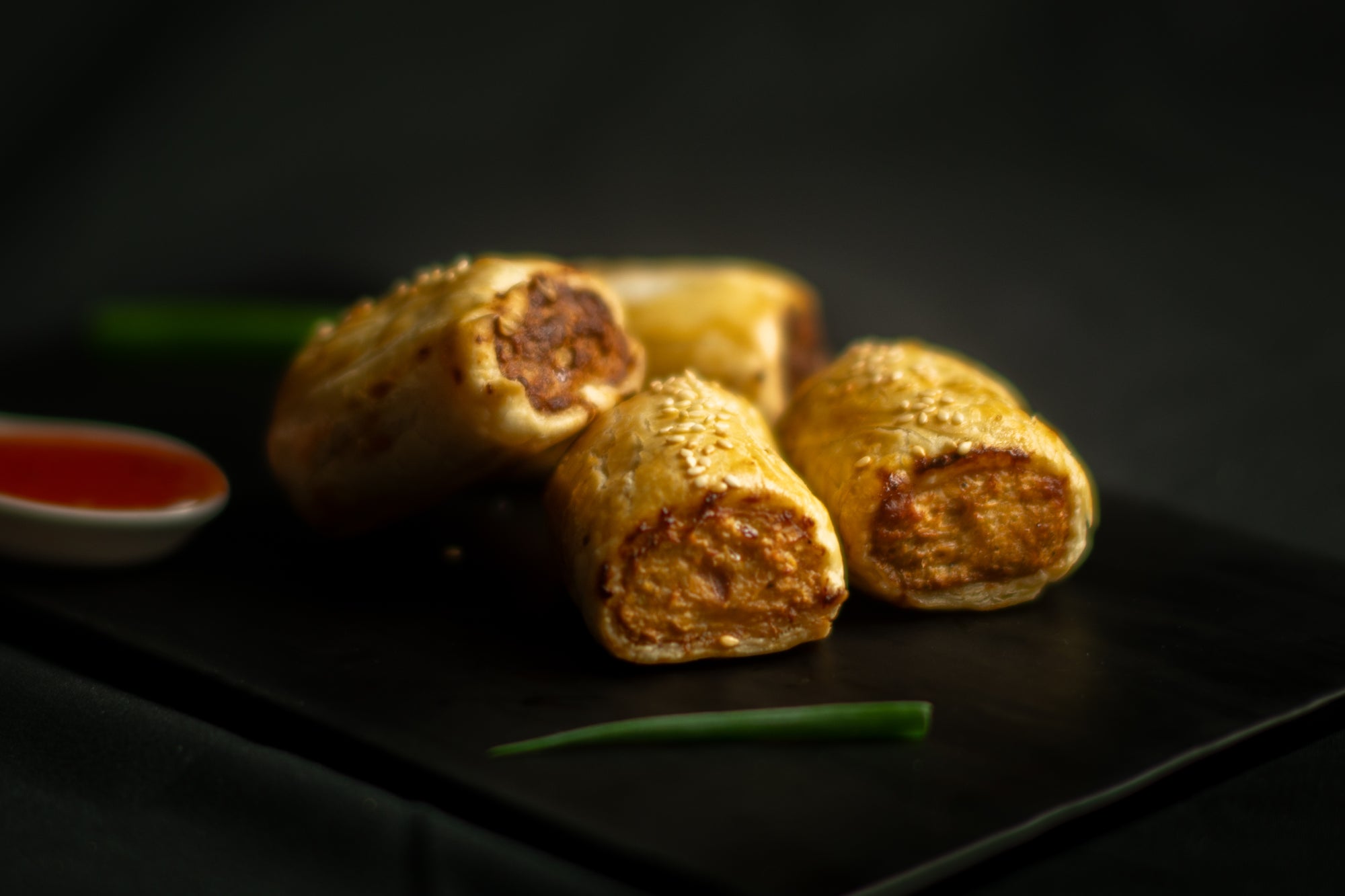 Mini Thai Chicken Sausage Roll