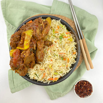 Devilled Chicken and Fried Rice